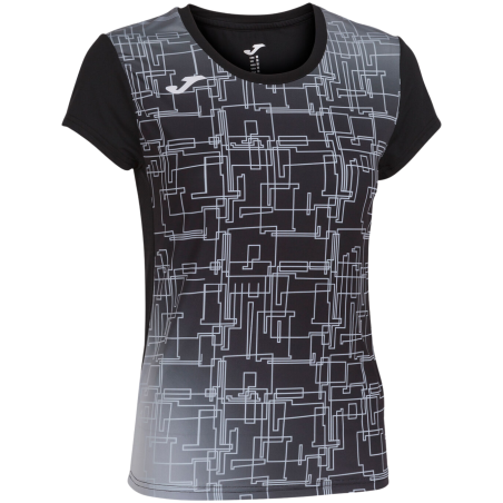 JOMA T-SHIRT ELITE VIII NOIR WOMEN