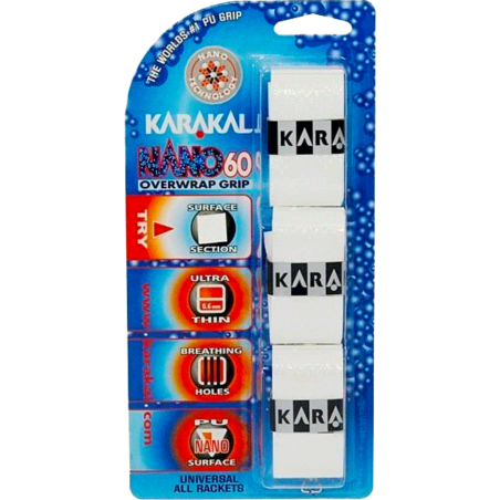 KARAKAL SURGRIPS NANO 60 x3 BLANC